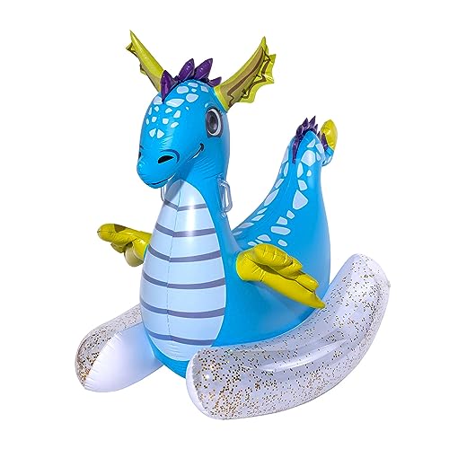 Member's Mark Inflatable Ride-on Pool Float with Handles - Dragon - Bellso